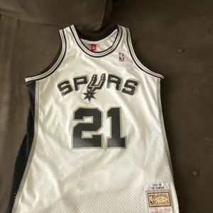 San Antonio Spurs Tim Duncan Jersey Mitchell Ness